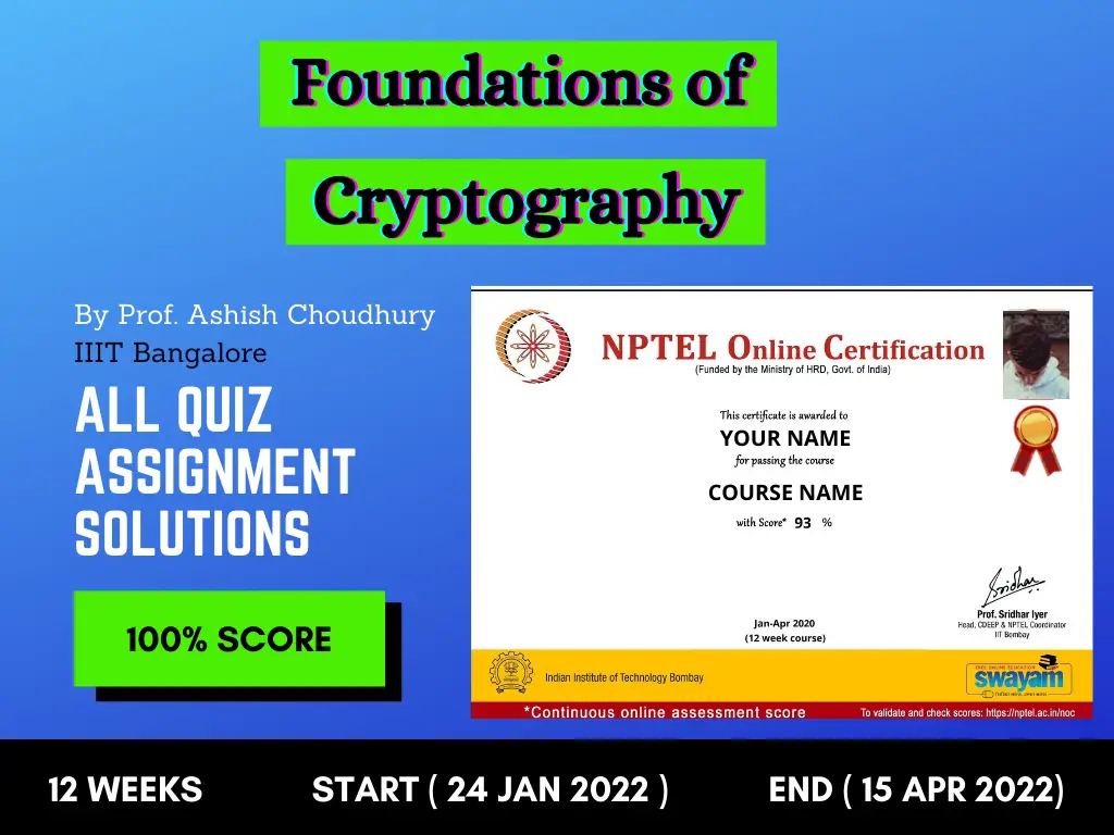 Foundations of Cryptography